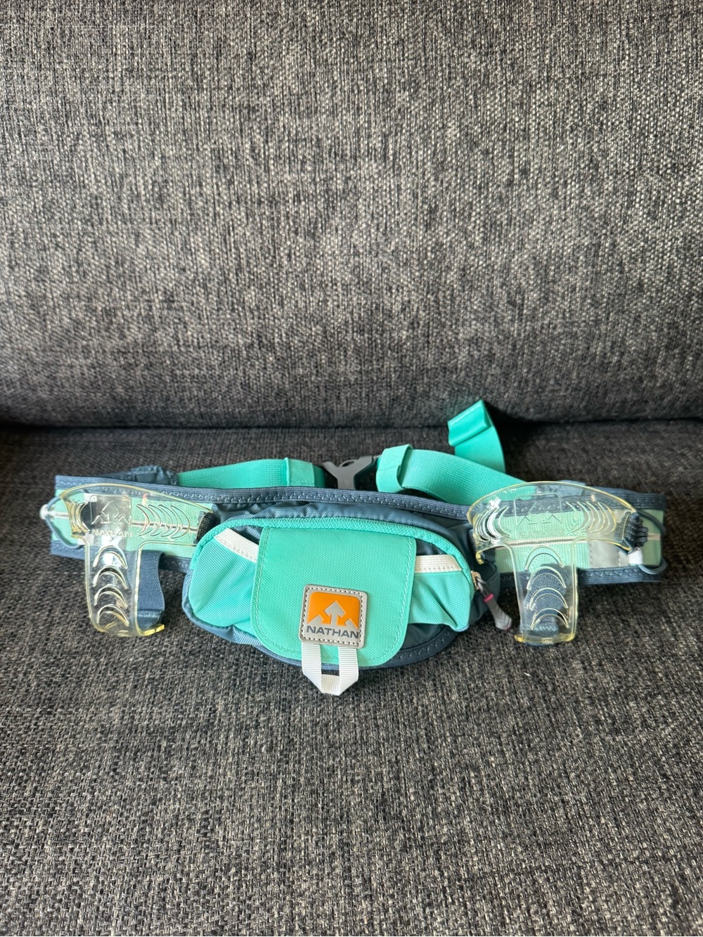 Nathan Teal Trail Mix Plus Hydration Running Belt